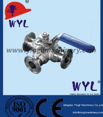 Clamp Triplet Ball Valve (Sanitary)