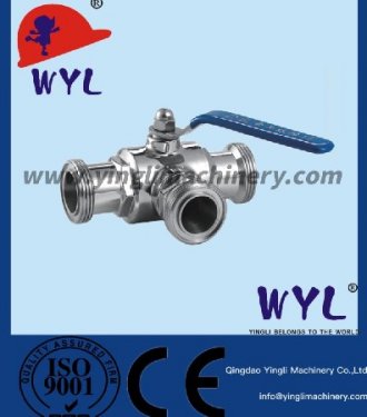 Threaded Triplet Ball Valve(Sanitary)