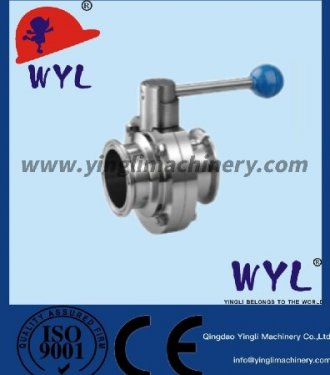 Clamped Butterfly Valve (Sanitary)